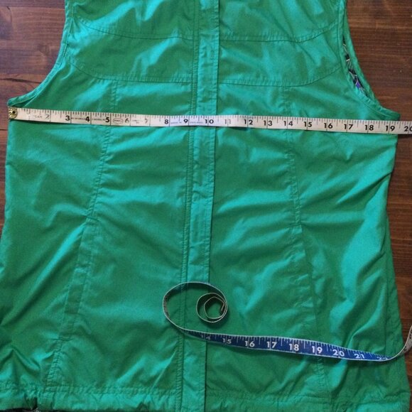 Peter Millar Women's reversible vest Size M Multi color peacock print - Picture 10 of 11